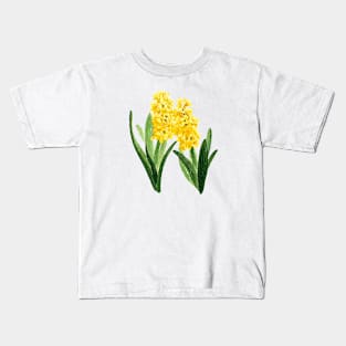 January 16th birthday flower Kids T-Shirt